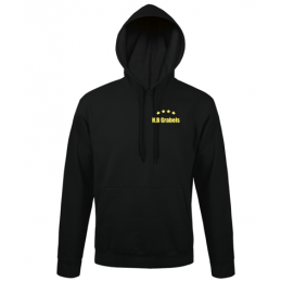 SWEAT CAPUCHE NOIR ADULTE